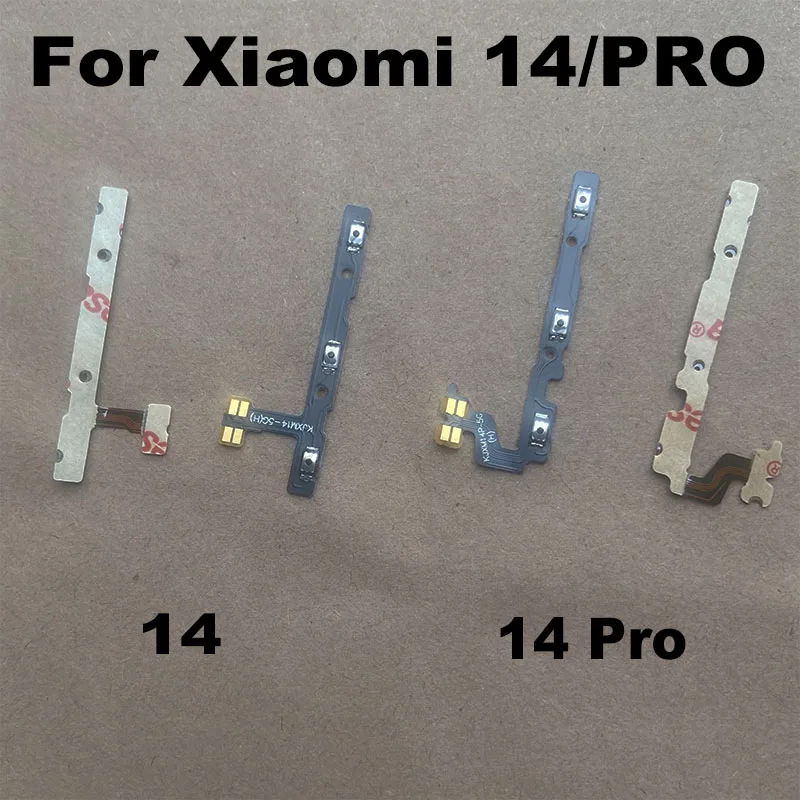 

For Xiaomi 14 14 Pro Up down Power Voulme Side Button Flex Cable Volume Power Switch Key Flex Ribbon Replacement Repair Parts