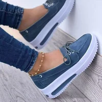 Fashion Women Casual Shoes Flat Women’s Sneakers Lace Up Sneakers For Women Breathable Outdoor Ladies Loafers Zapatillas Mujer