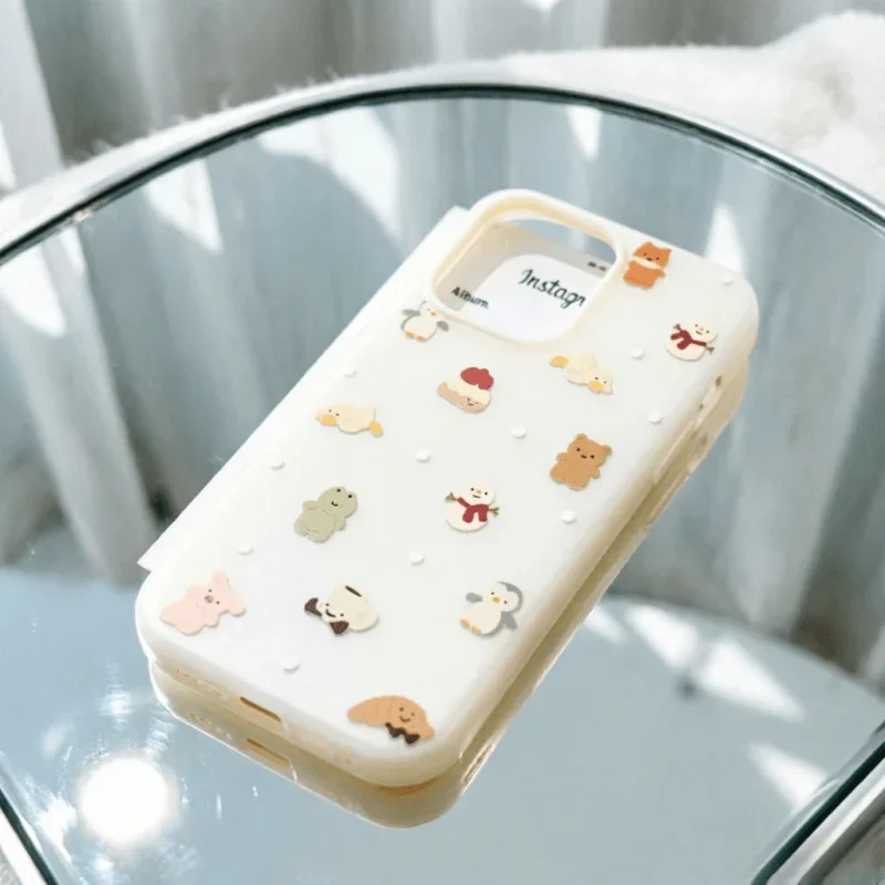 Cute Animal Cake Design Phone Case