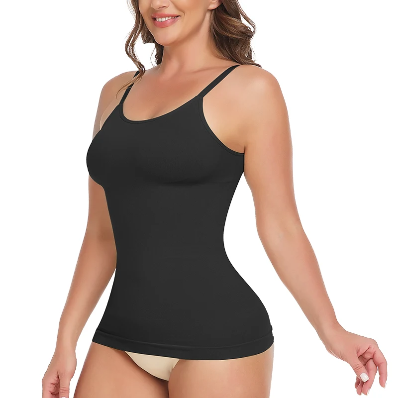 Plus Size Bodysuits Camisole for Plump Woman Tummy Control