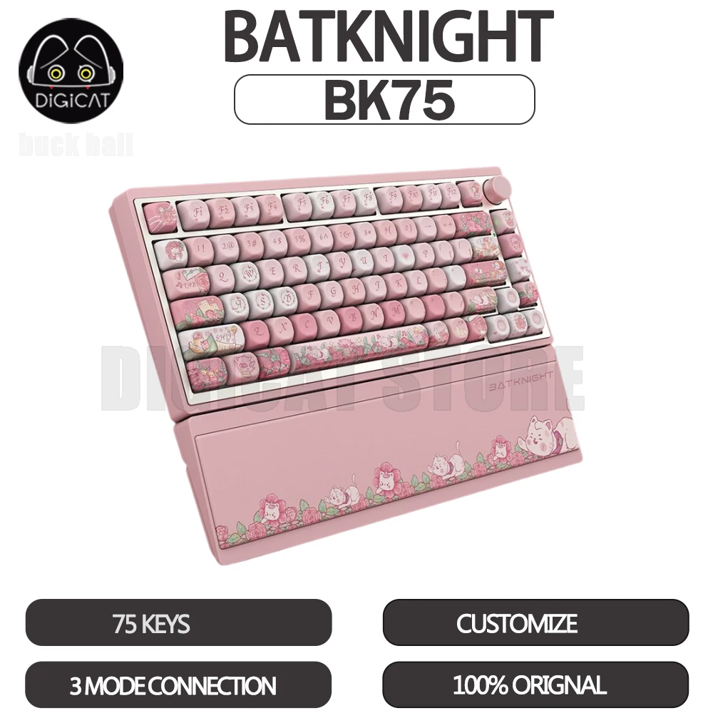 BATKNIGHT BK75 Mechanical Keyboard 3Mode USB/2.4G/Bluetooth
