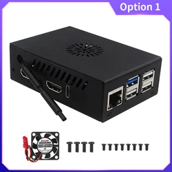 Orange Pi Metal Case with Cooling Options and Heat Dissipation Features (Option 1)