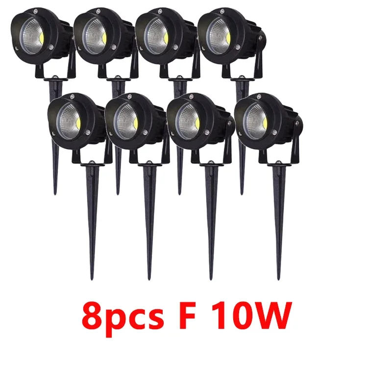F 12W Spike 8PC,Cold White 6000K