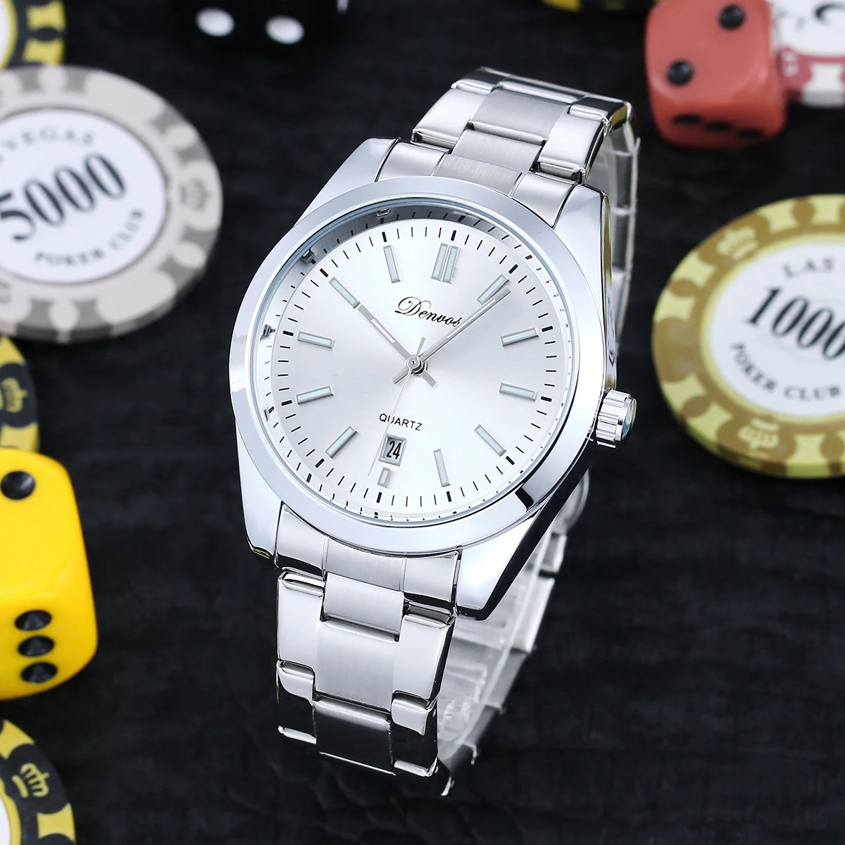 Movimento specializzato Orologio meccanico al quarzo elettronico di moda Orologio da polso elettronico da uomo classico da lavoro