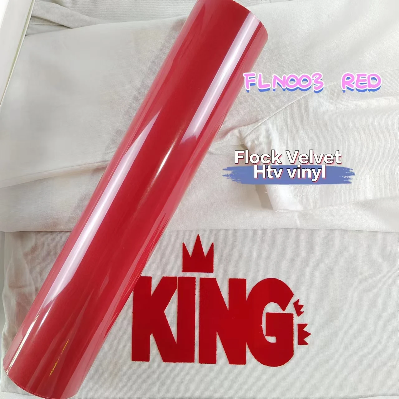 Luxurious Velvet Flock Heat Transfer Vinyl for Crafting and DIY Projects