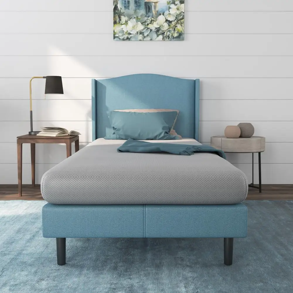 Deluxe Twin Memory Foam Mattress Kids Hypoallergenic Water-Resistant 5-inch Comfortable Bed Safe Sleeping Mattress Toddlers 2