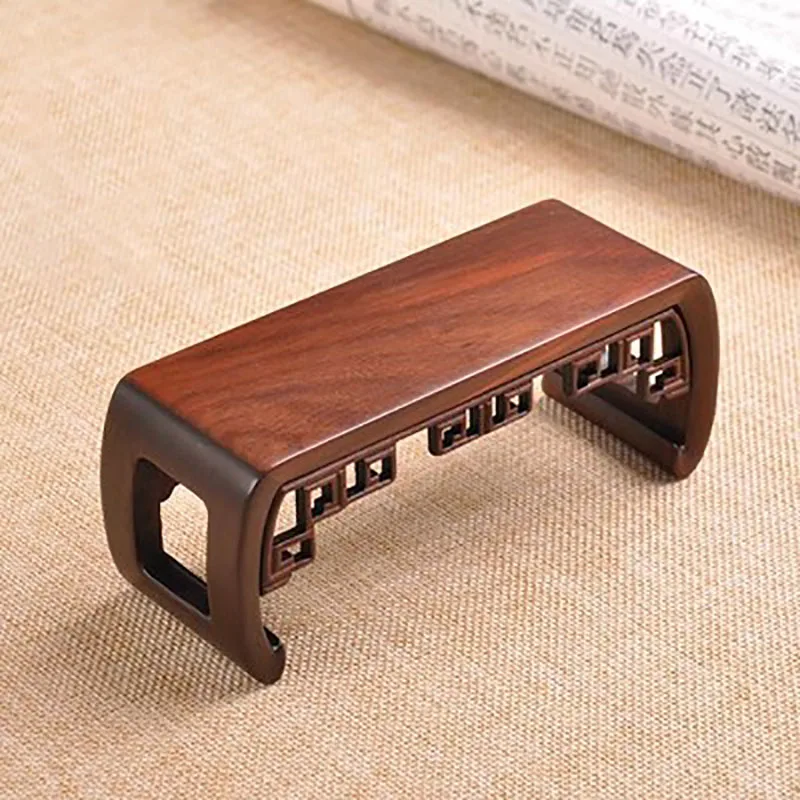 Redwood-Purple Sandalwood Miniature Bonsai Art Display Bracket, Tea Pot, incense burner, Vase Decoration, Handicraft Base