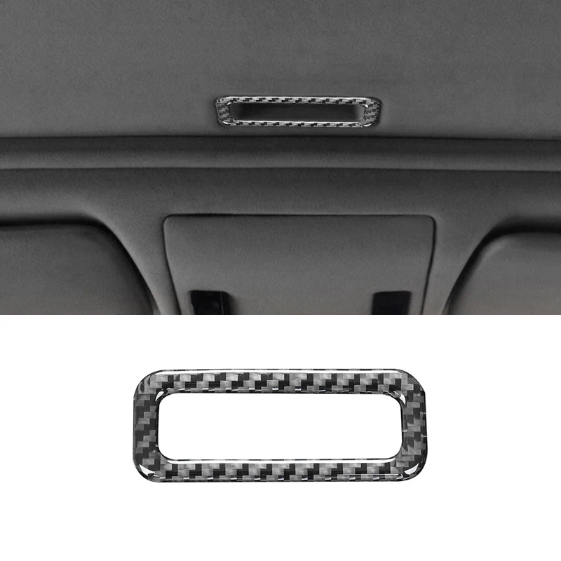 

Carbon Fiber Car Roof Sunroof Skylight Handle Decoration Stickers Cover for BMW E46 3 Series 1998-2005 Car Interior Accessories