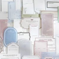 Journal GO 30pcs/lot Embrace The Summer Vintage Simple Border Memo Pad Material Paper Creative DIY Journal Collage Stationery 1