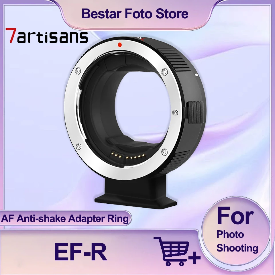 7artisans-ef-rオートアダプターリング、canon-ef-ef-sレンズからrfカメラ、eos-r5-r6-r3-rp-r7-r10-micro-slrアダプターリング用オートフォーカス