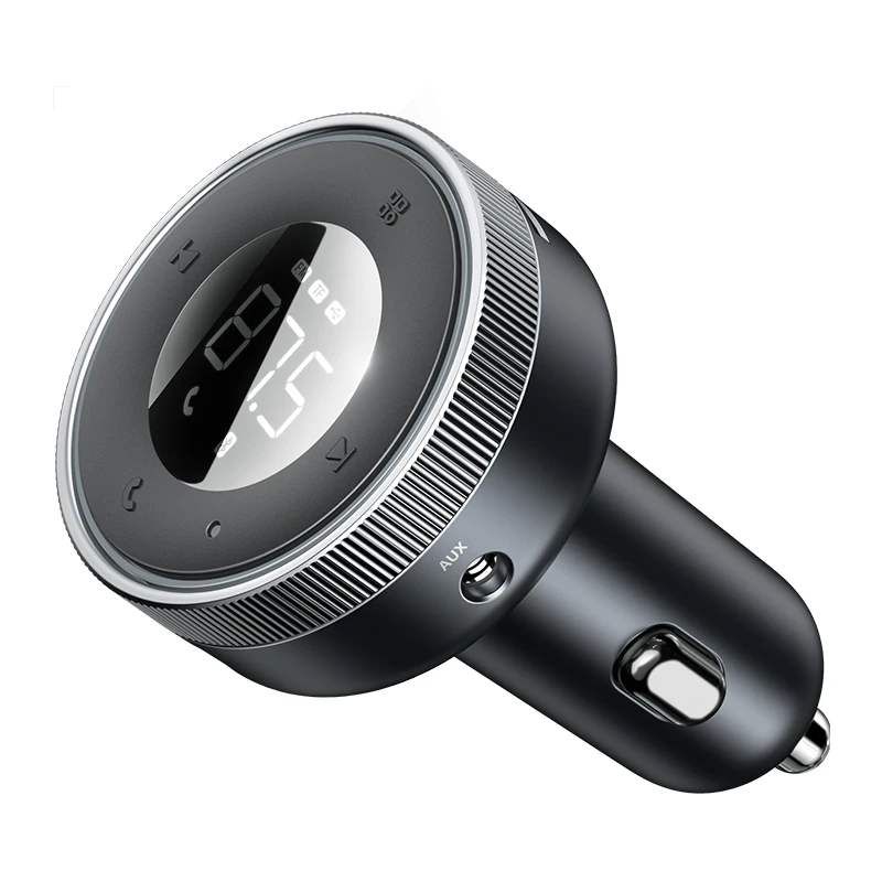 Baseus FM Transmitter Modulator Car Wireless Bluetooth 5.0 USB Fast Charger Auto Aux Radio Mp3 Player Music Hands Free Car Kit