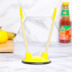 Multi - Purpose Food Storage Bag Holder and Stand (Yellow)