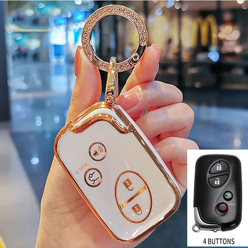 Luxury Car Key Case Cover - Premium Interior Accessory
