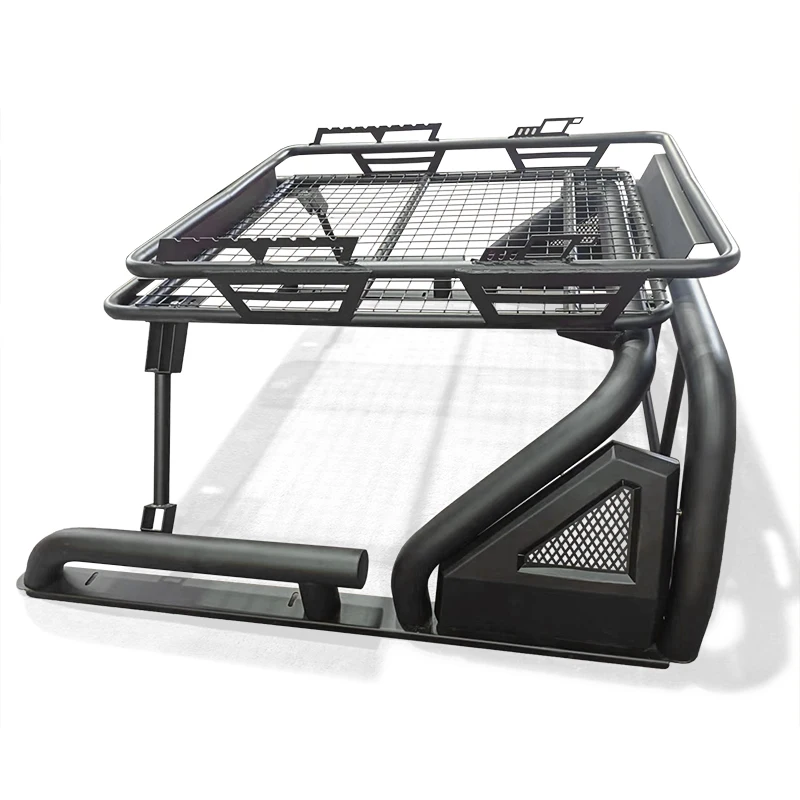 2024 신형 디자인 4x4 픽업 자동차 액세서리 나바라 NP300 2015-2020 및 힐룩스용 맞춤형 롤바(루프랙 포함)