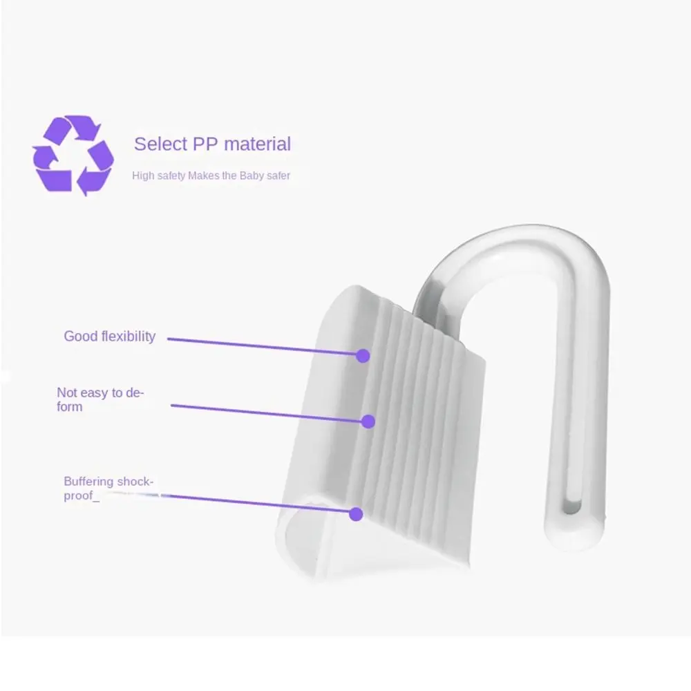New PP Door Stopper Anti Pinch Hand Anti-grip Children Security Protection Easy to Install Durable Baby Safety Lock Door