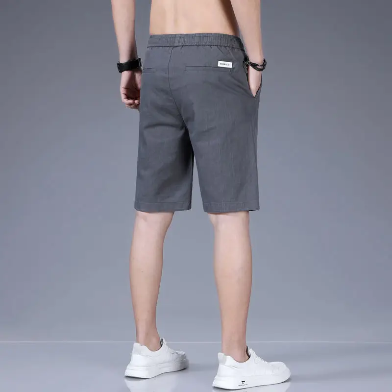 New Summer Shorts for Men's Fashion Five Point Thin Casual Loose Sweatpants Beach Trousers Many Pockets Sports Pants