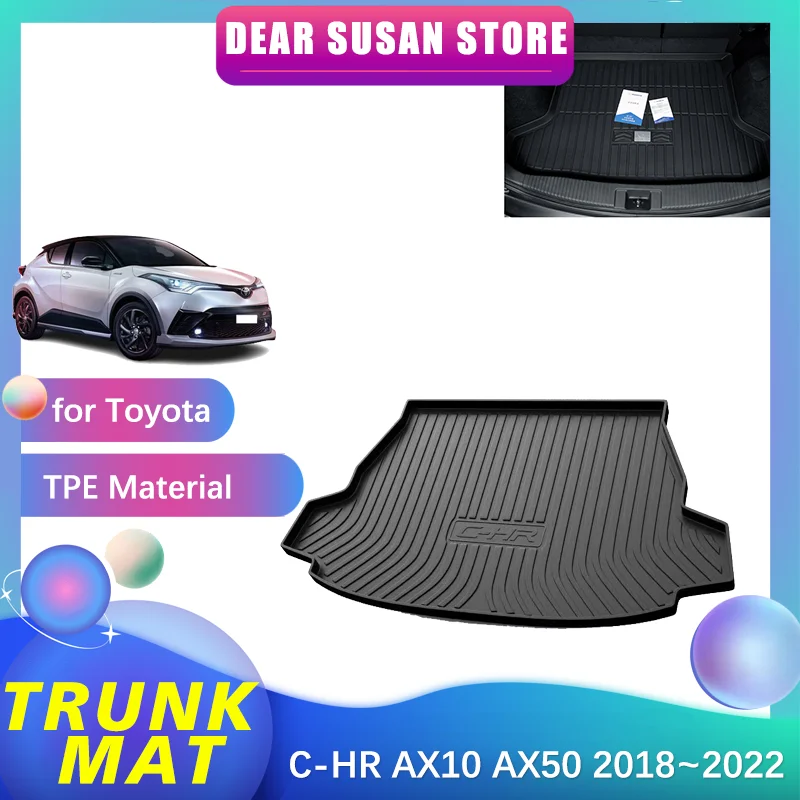 

Car Special Mat Tray for Toyota C-HR CHR Hybrid AX10 AX50 2018~2022 Waterproof Floor Pad Rear Trunk Space Decoration Accessories