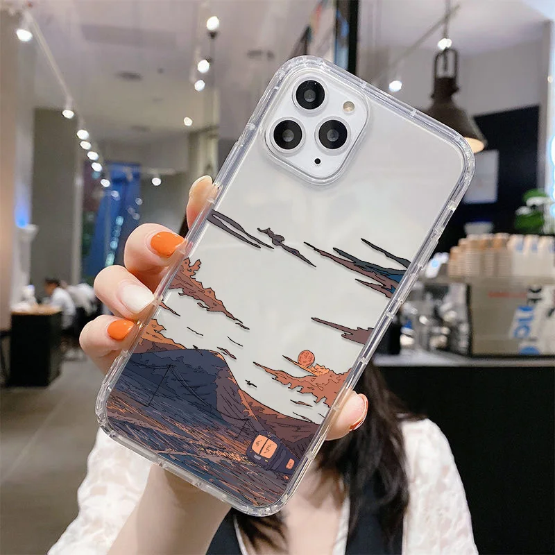 Anime Scenery iPhone Case - Vibrant Design Protective Cover