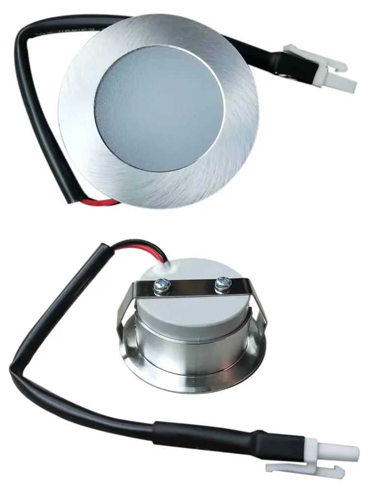 Lampe de hotte de cuisinière LED 230V 2.5W, 2 pièces, pour verre  transparent de 60mm, ventilateur d'extraction de fumée d'armoire = ampoule  halogène 20W - AliExpress
