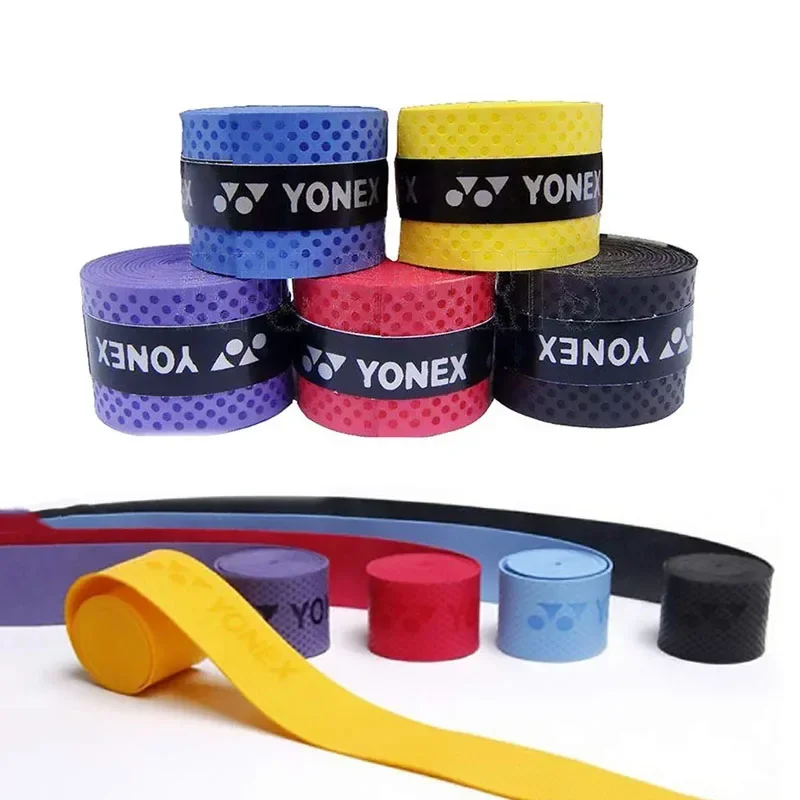 Racket Grips Badminton Overgrip YONEX Overgrip Absorb Sweat Racket Anti-slip Tennis Badminton Racket Anti-slip Racquet Tape Grips 5mm Thickness Badminton Wrap