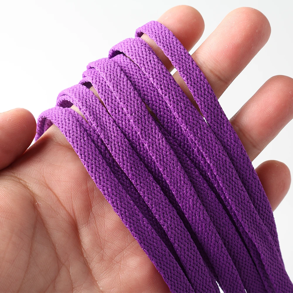Flat Elastic Shoelaces for Women/Men 100/120/140/160cm Sneakers/Canvas Shoes Purple/Violet/Lavender