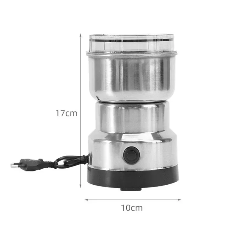 400W Food Coffee Grinder Electric Portabl Household Pepper Legumes Bean Grinding Machine Stainless Kitchen Grain Chopper Tool 6