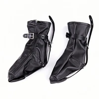 Cosplay Foot Bound Leather Boots Toys Shackles Leather Socks Halloween Carnival Party Stage Performance Props Home Game Props