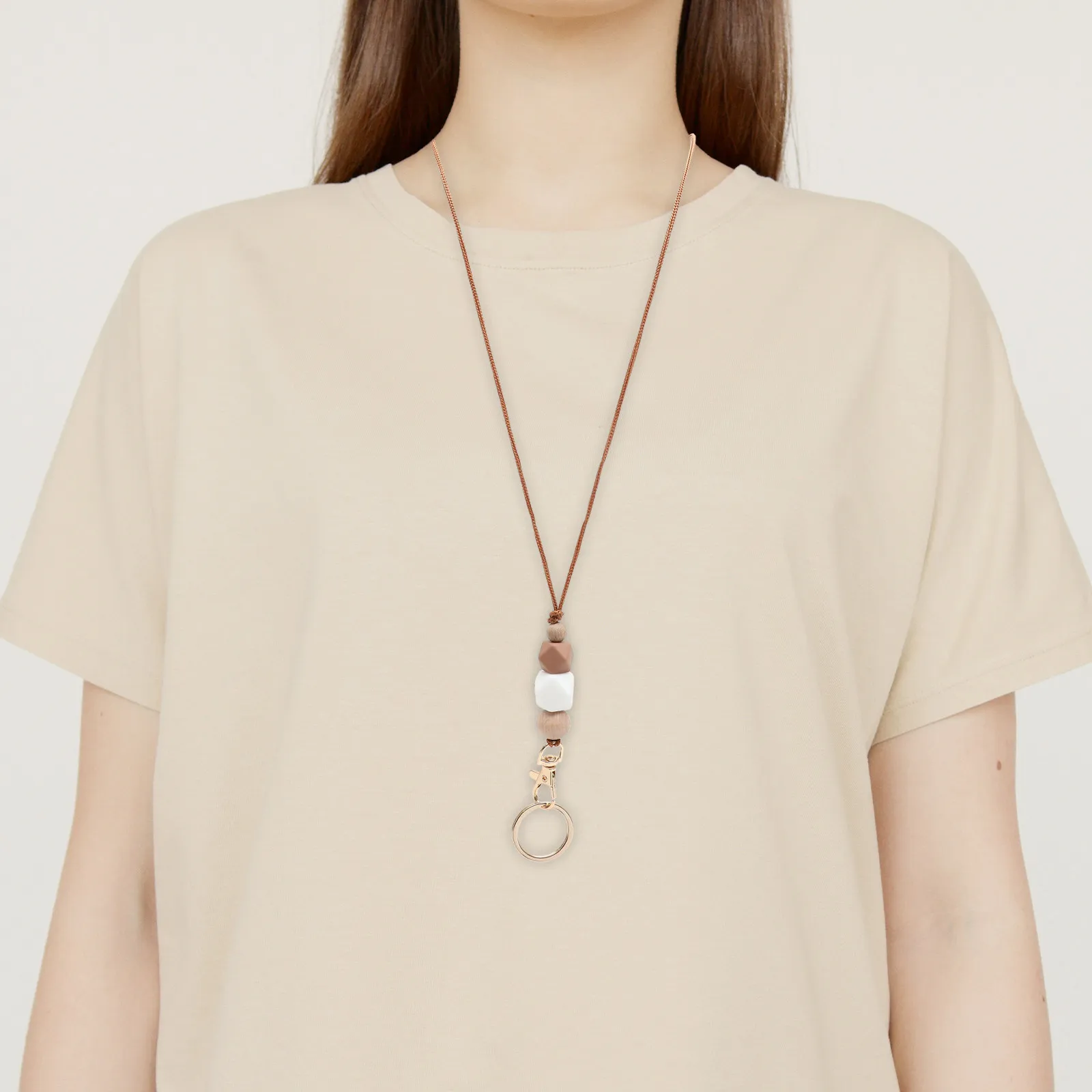 실리콘 비즈 끈 심플한 디자인 강력한 탄력성 긴 수명 수명이 긴 조절 가능한 끈..