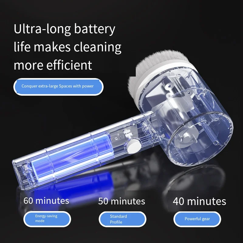 3 IN 1 Electric Cleaning Brush Cordless Spin Scrubber Bathroom Multifunctional Kitchen Toilet Portable Powerful Clean Brush