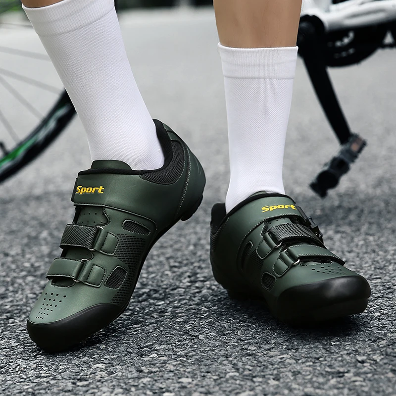 Cycling Shoes Summer Unlocked Breathable Bicycles Professional Unisex Mountain Leisure Road Bikes Hard Soled Riding