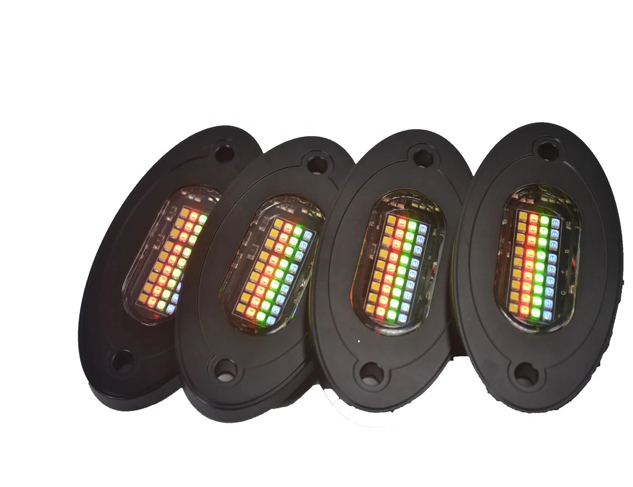 

Смарт цифровые 4 шт. RGBW 36LED подсветка Водонепроницаемая белая светодиодная подсветка комплект Rock для квадроциклов и внедорожников автомобильные аксессуары 2022