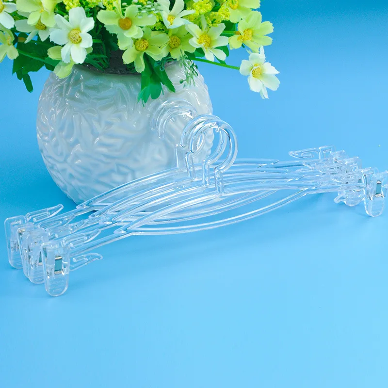 20Pcs/Lot Plastic Underwear Hanger Plastic Sexy Lingerie Tank Top Hanger Bra Sleepwear Display Plastic Hangers 6