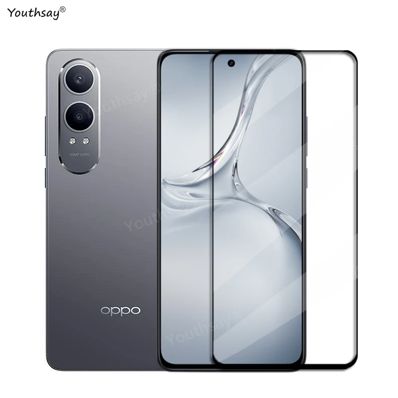 Premium Full Cover Tempered Glass Screen Protector with Phone Lens Film