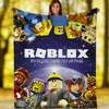 3D GAME R-ROBLOXES Luxury Throw Blanket for Sofa Decoration Plaid Blankets Characters Microfiber Bedding Fluffy Soft Blankets 3