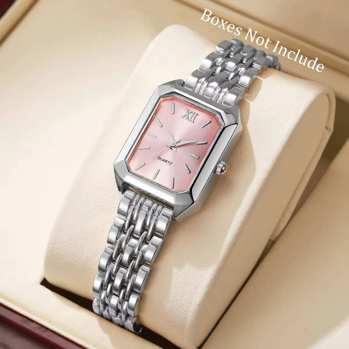 Elegante retângulo feminino relógios moda analógico quartzo relógios de pulso reloj mujer meninas relógio presente (sem caixa) 8