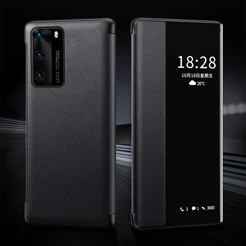 Smart View Auto Sleep Flip Cover - Slim Magnetic Phone Case