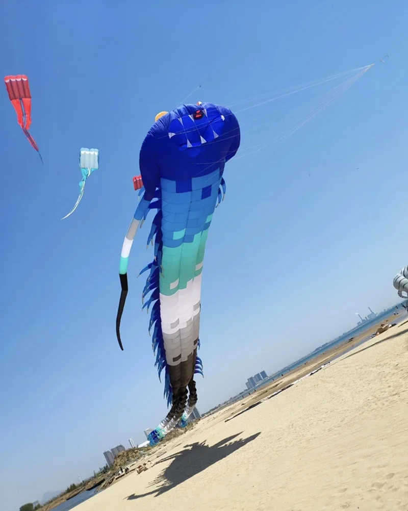 free shipping 35m large Ancient Trilobites kite flying soft kite for adults outdoor toys professional kite factory gel blasters 6