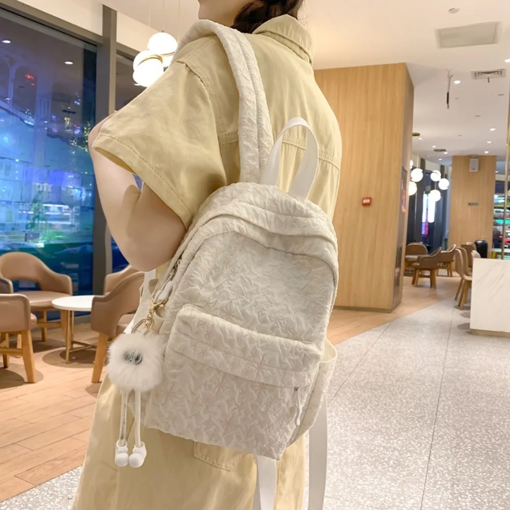 

Large Capacity Women's Backpack New Nylon Adjustable Strap Students Backpack Printing Travel Backpack Teenage