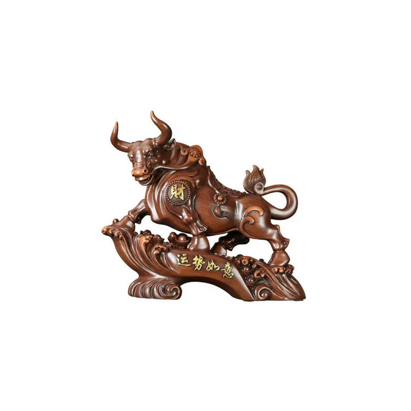 Ox ornament, twelve zodiac animals, ox, office desk, living room, housewarming decoration, home gift giving decoration