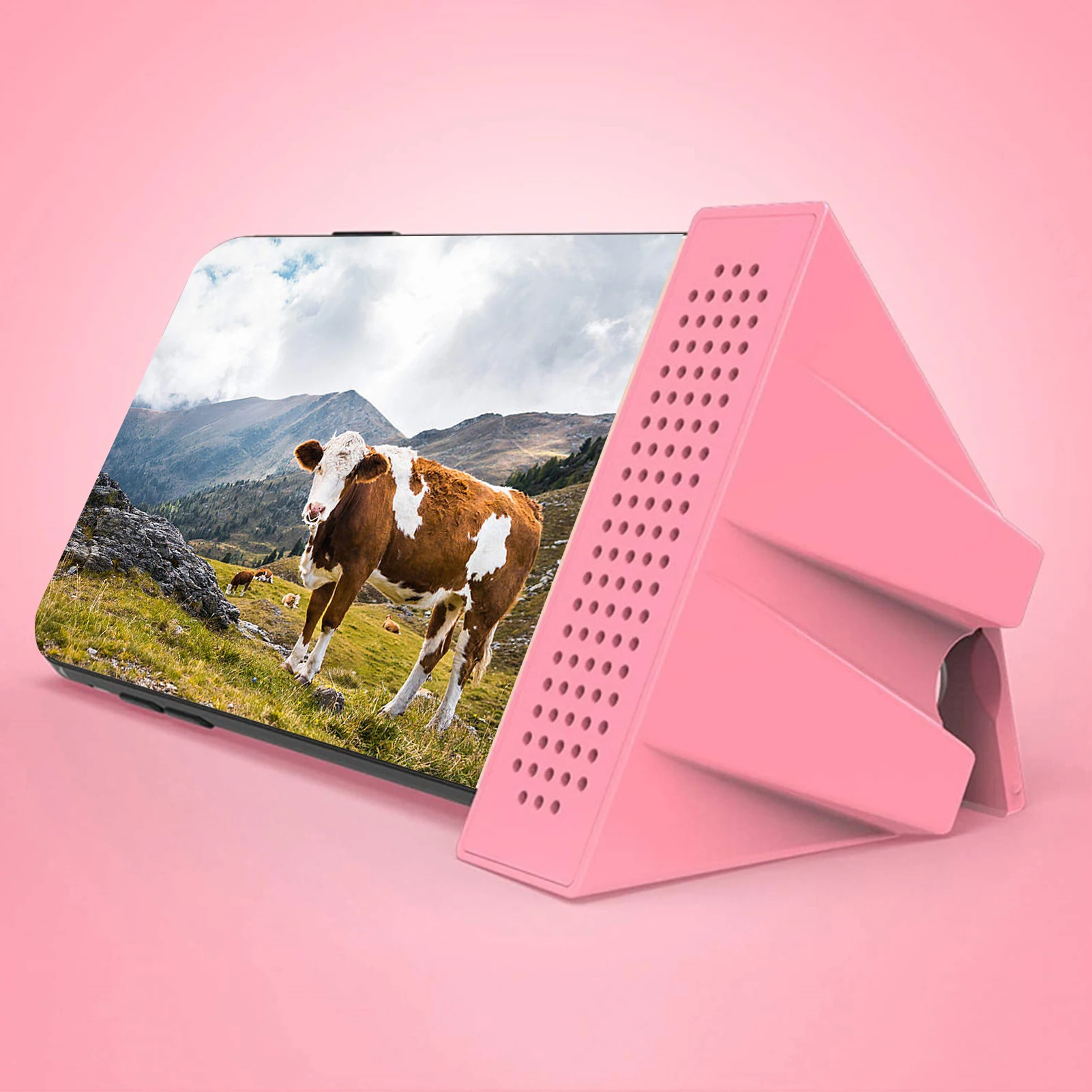 Mobile Phone Sound Amplifier Stand Plastic Cell Phone Stand With Sound Amplifier Phone Holder Desk Support For Mobile Phone wall phone holder