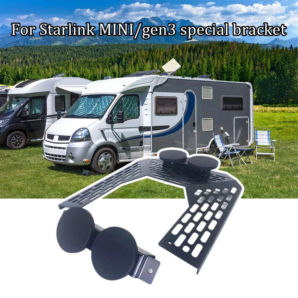 Starlink Mini Roof Mount Magnetic Steel Heat Dissipation Holder For Starlink Mini Dish Mounting Kit starlink mount bracket