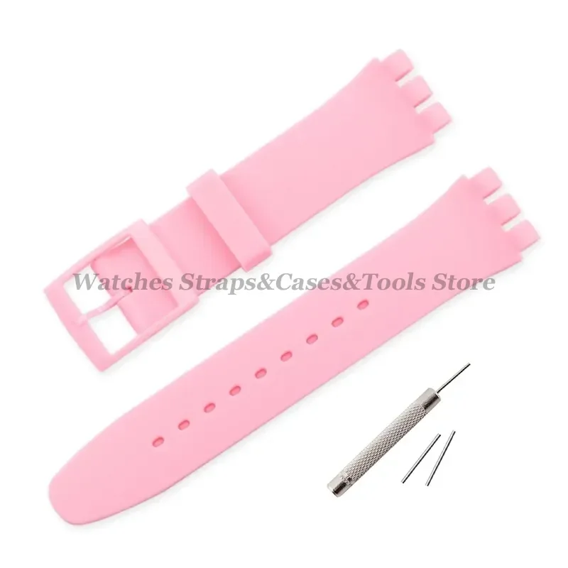 Soft Silicone Sports Watch Band - Rubber Strap Replacement