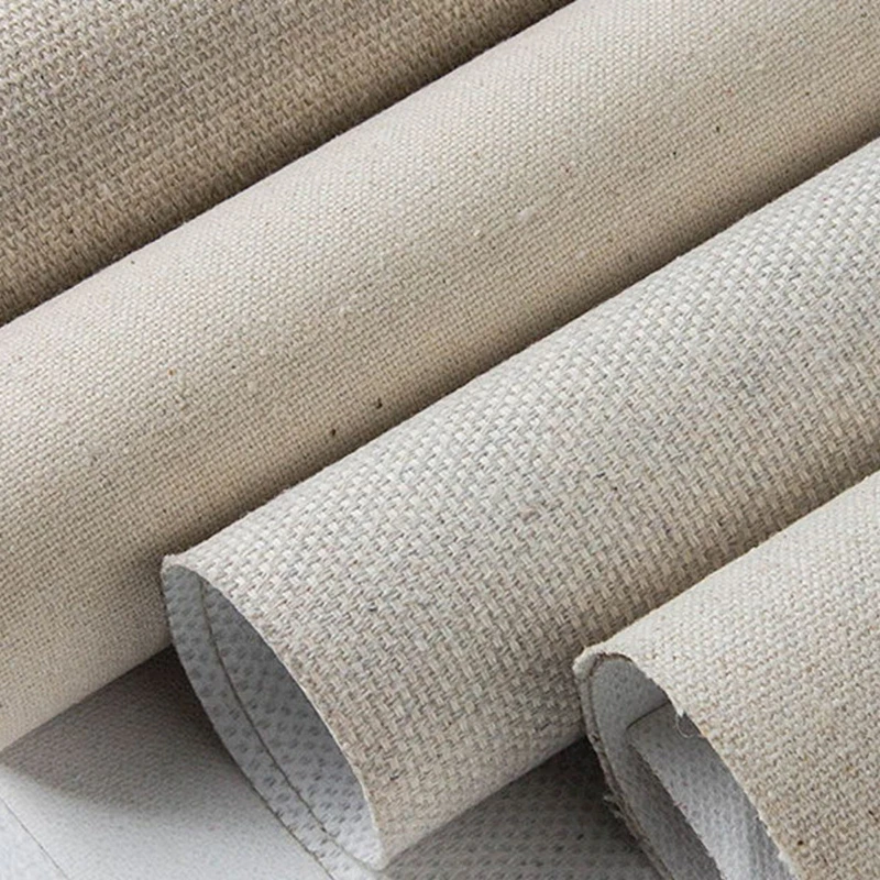 5m Cotton Canvas Roll Specially Used For Graffiti Paint Art Pure Cotton Hemp Blend Oil Painting Cloth Painting Cloth Graffiti