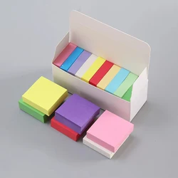 Vibrant Mini Sticky Notes Set - Assorted Bright Colors for Office, School, and Study Reminders (Two sets)