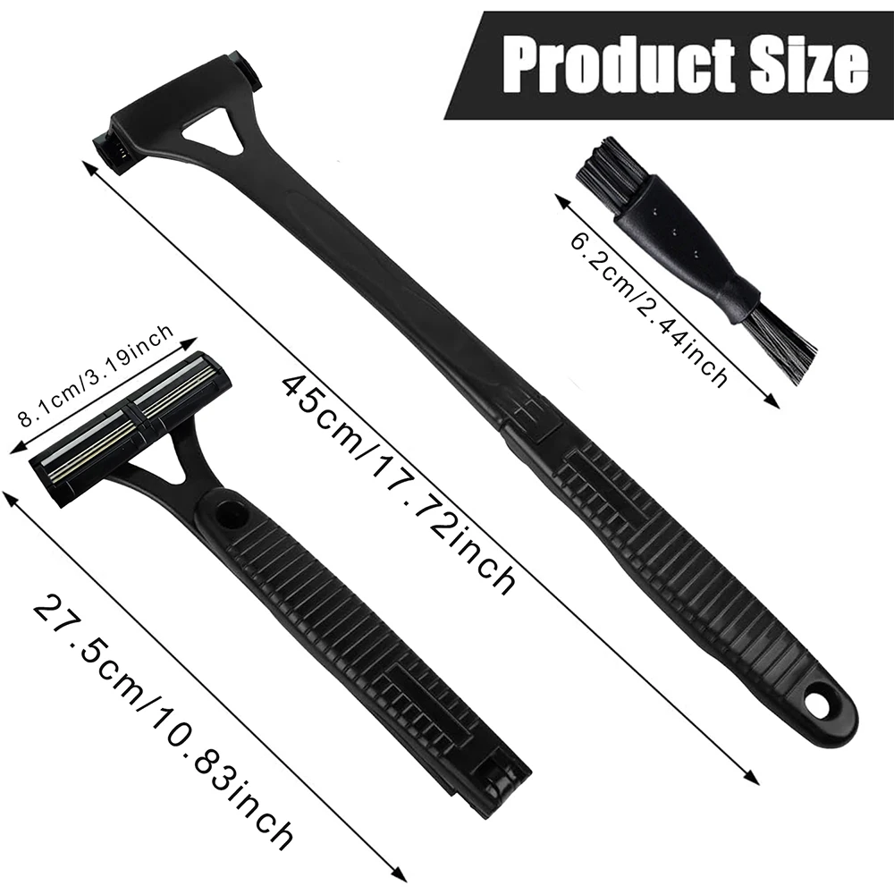 Ultimate Men's Foldable Back Hair Removal Shaver with Long Handle