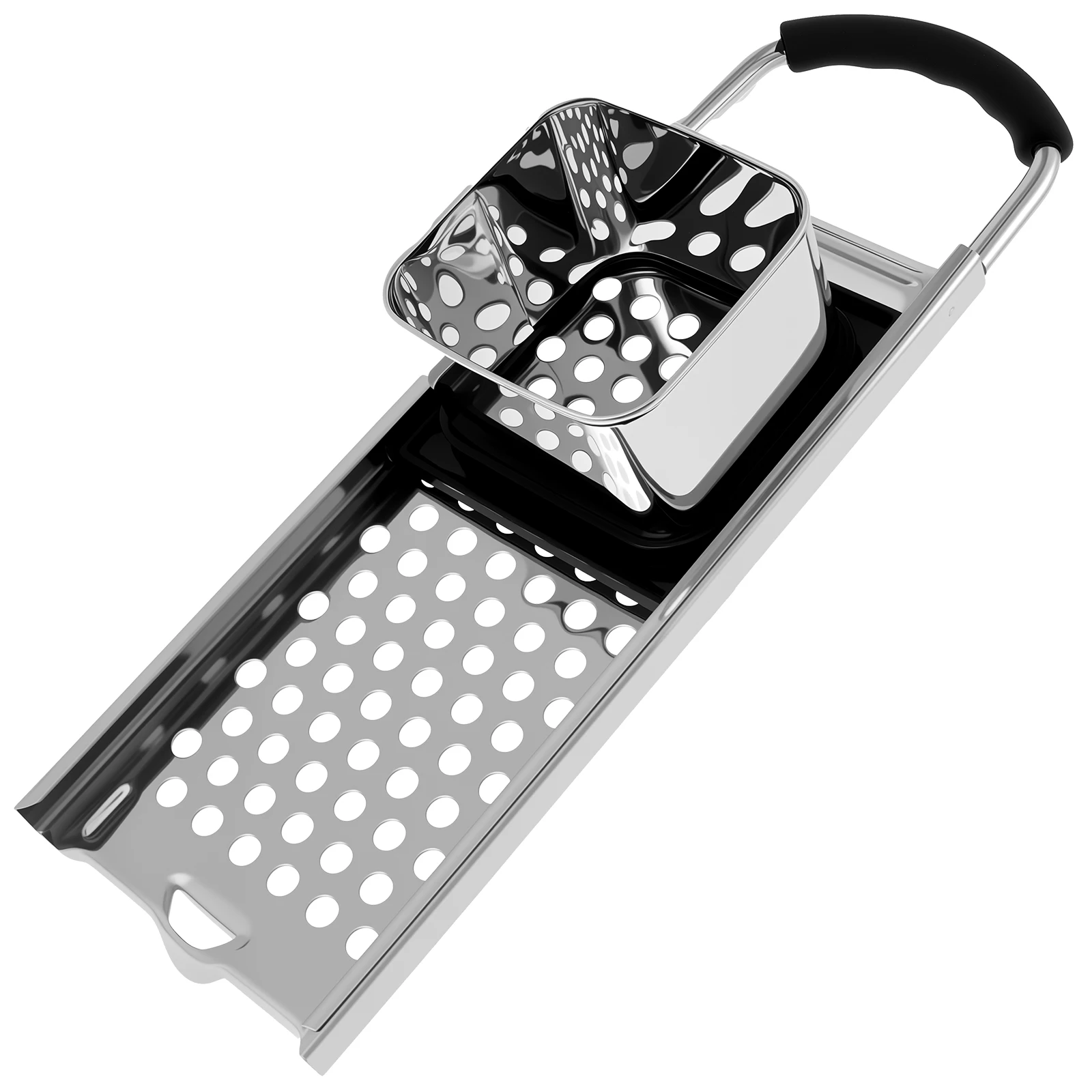 Spaetzle Maker Stainless Steel Spaetzle Noodle Maker Efficient Noodle Press Detachable Press For Dumpling Kitchen tools