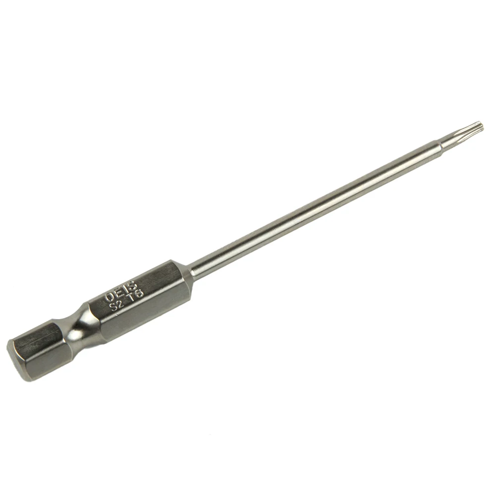 

Hand Tool Parts 75mm Hollow Torx Screwdriver Bit Hex Shank Alloy Steel -T40 Instrument With Magnetic For Exact Screw Unscrew