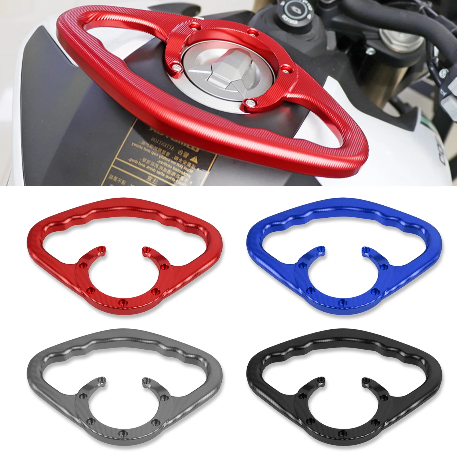 

For Honda VFR 400 750 800 VFR800F VFR1200F All Years Universal Motorcycle Passenger Handgrips Tank Grab Bar Handles Armrest