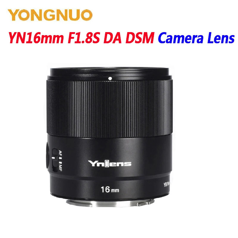 ヨンヌオ YN16mm F1.8S 16mm F1.8 DA DSM カメラレンズ APS-C オート