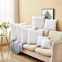 Multiple Size Simple Breathable Square Cushion Core High Resilience PP Cotton Pillow Core Sofa Backrest Cushion Core With Zip 2